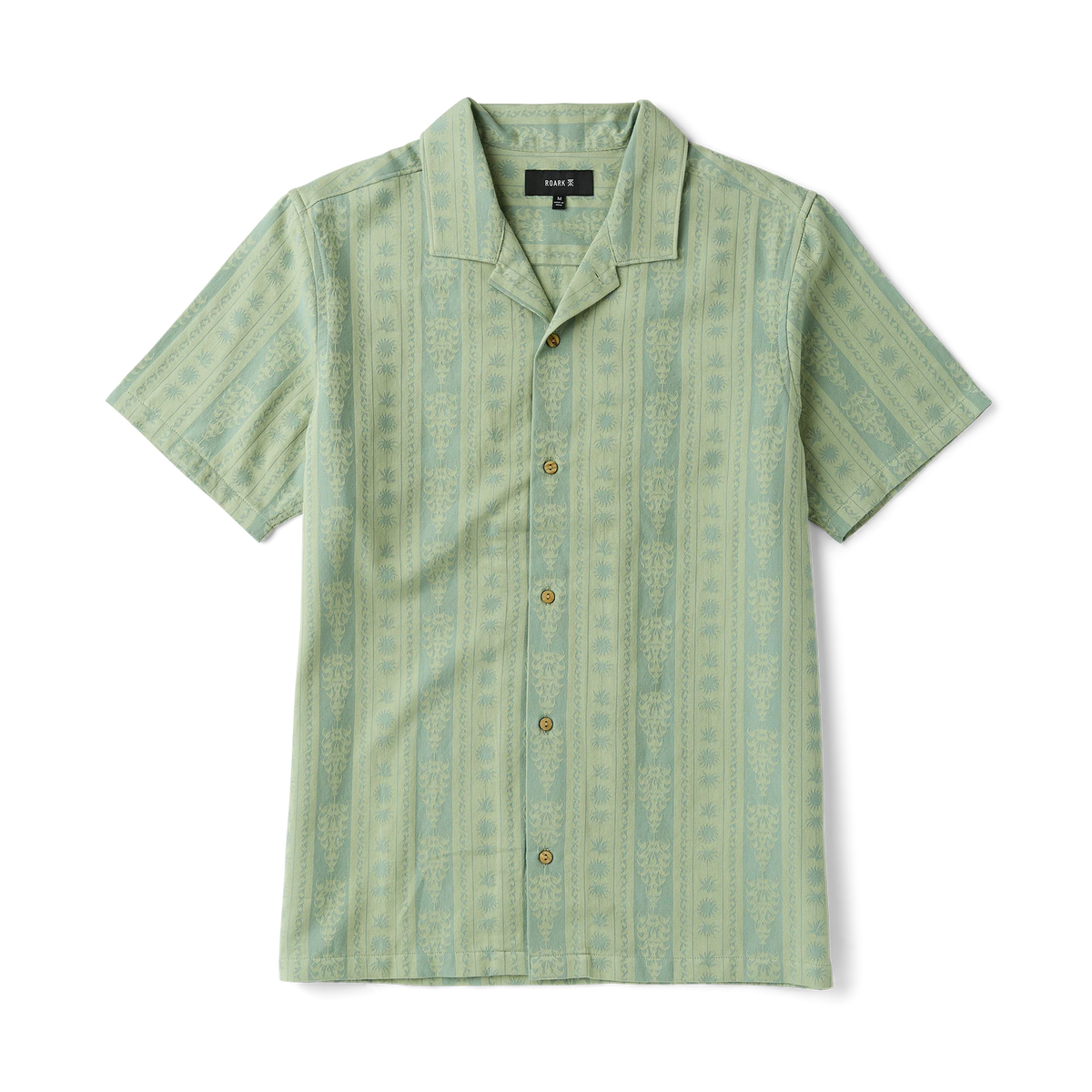 Gonzo Short Sleeve Button Up Shirt - Dusty Green
