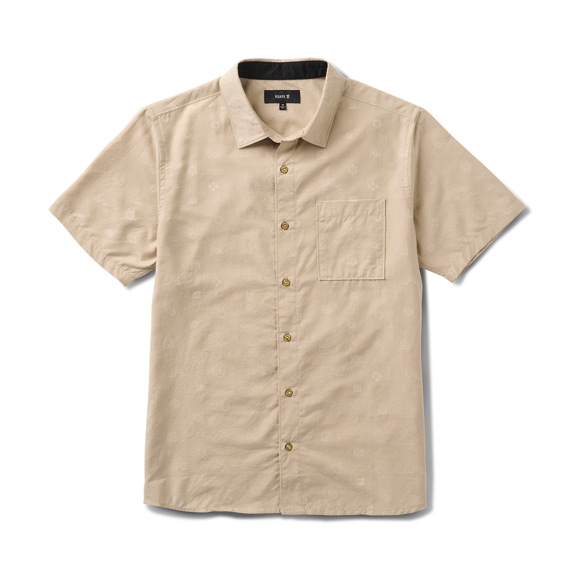 Journey Short Sleeve Button Up Shirt - Fossil
