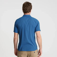 Bless Up Breathable Stretch Shirt - Steel Blue
