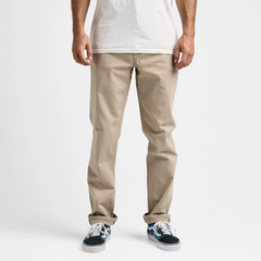 HWY 128 Straight Fit Broken Twill Jeans - Desert Khaki