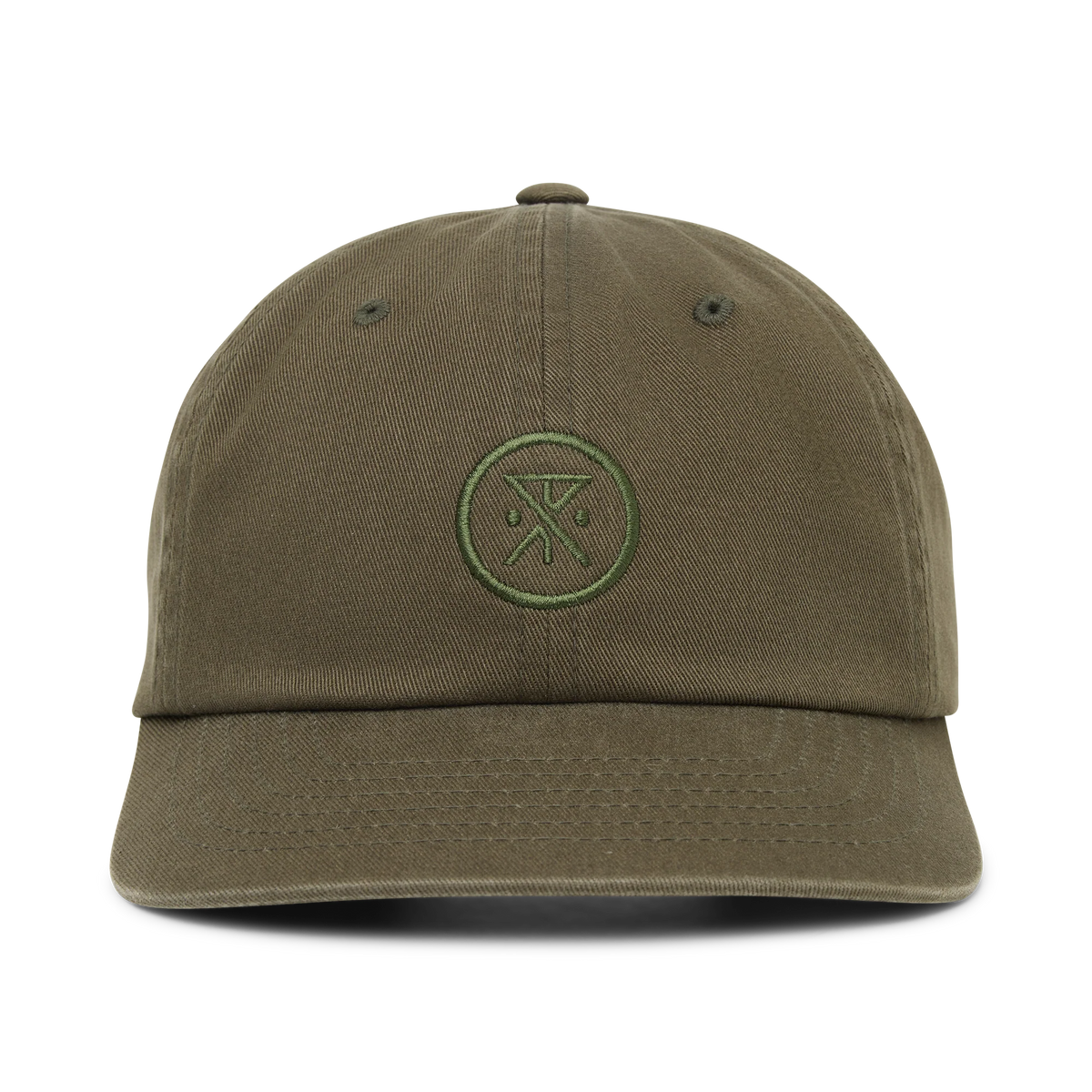 Made To Fade 6 Panel Strapback Hat - Washed Military