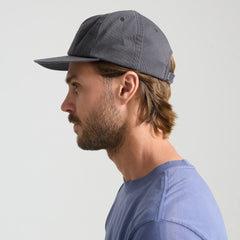 Made To Fade 6 Panel Strapback Hat - Washed Charcoal