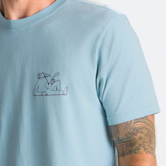 Unhustle Premium Tee - Dusty Blue