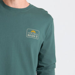 Earth & Sea Premium Long Sleeve Tee - Slate Green