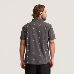 Journey Short Sleeve Button Up Shirt - Charcoal