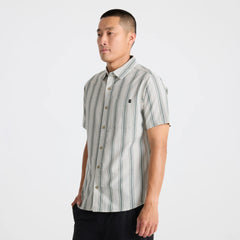 Journey Short Sleeve Button Up Shirt - Dusty Green