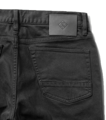 HWY 128 Straight Fit Broken Twill Jeans - Black