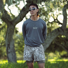 Mathis Active Long Sleeve Tee - Charcoal