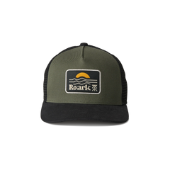 Station Trucker Snapback Hat - Military