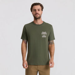 Moto Palm Premium Tee - Military