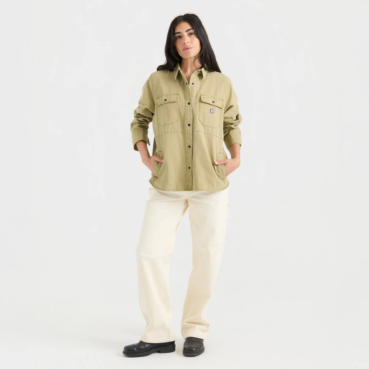 Hebrides Unlined Jacket - Dusty Olive