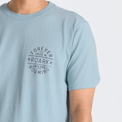 Stamp Premium Tee - Dusty Blue