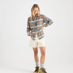 Amberley Light Long Sleeve Flannel - Dark Khaki