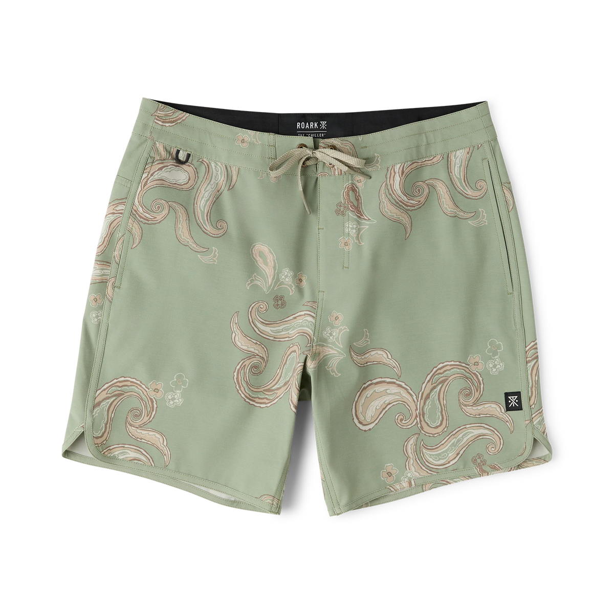 Chiller Scallop 17" Boardshorts - Dusty Sage
