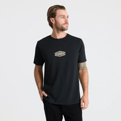 Badge Of Honor Premium Tee - Black