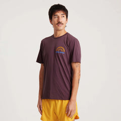 Mathis Core Short Sleeve Active Tee - Purple Ash