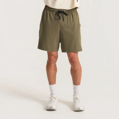 Serrano 7" Active Stretch Shorts - Military