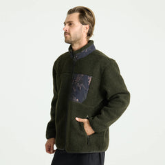 Campover Fleece Zip Jacket - Dark Military