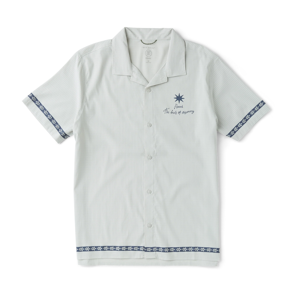 Bless Up Trail Button Up Shirt - Silver